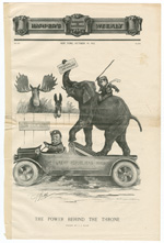 Cover of Harper's Weekly with Taft